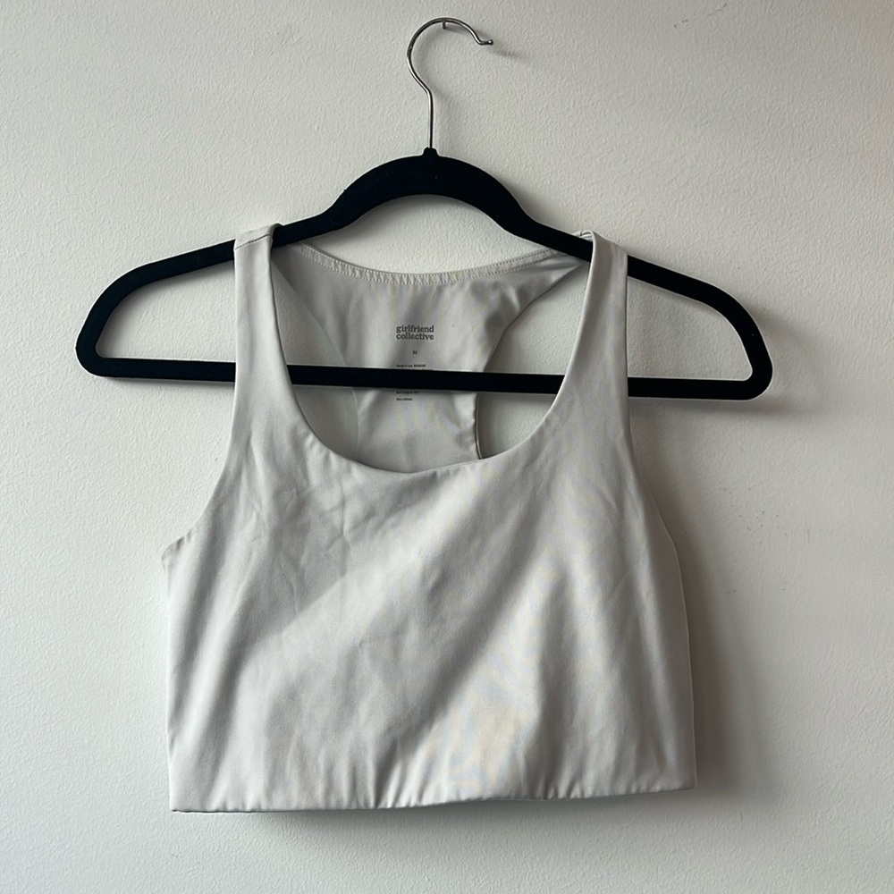 Girlfriend Collective Ivory Paloma racerback bra